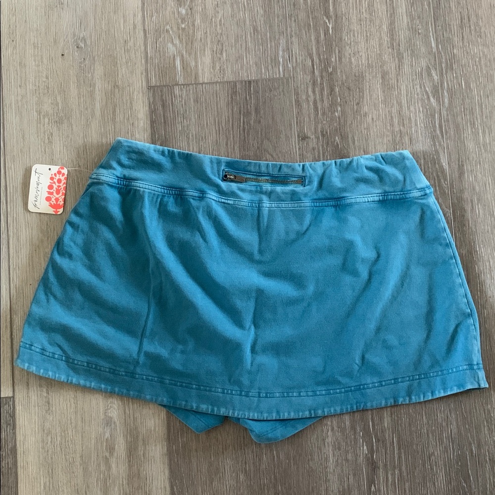FP MOVEMENT Hot Shot Skort NWT Celestial Teal Blue - Picture 6 of 8